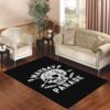Mayday Parade Black Lines Skull Living room carpet rugs