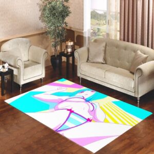 Mememe Ecchi Girl Living room carpet rugs