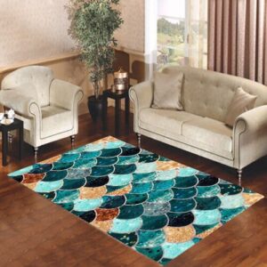 Mermaid Living room carpet rugs