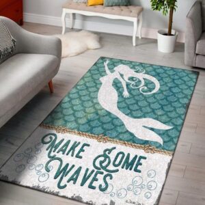 Mermaid Wake Some Wave Rug