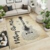 Metalica Rug Carpet Mat All Over Print