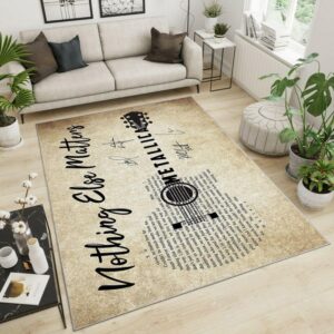 Metalica Rug Carpet Mat All Over Print
