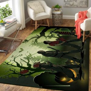 Micheal Myers Area Rug Carpet Abbey Road Horror Area Rug Carpet Halloween Area Rug Carpet