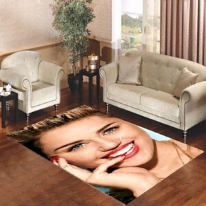 Miley Cyrus Beauty Living room carpet rugs