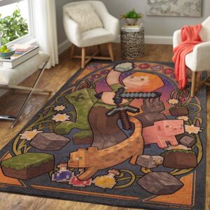 Minecraft Area Rug - Alex Carpet