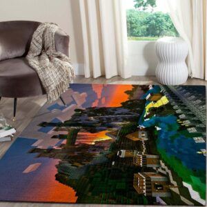 Minecraft Area Rug Carpet