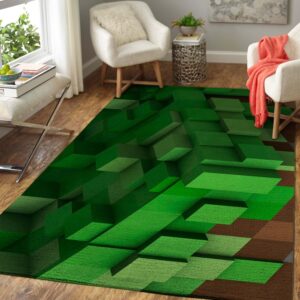 Minecraft Area Rug Carpet - Gaming Home Decor
