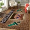 Minecraft Area Rug Carpet Home Decor