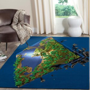 Minecraft Area Rug Carpet