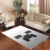 Minecraft Game Grey Face Living room carpet rugs