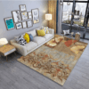 Modern Art Retro Flower Anti Skid Rug Carpet