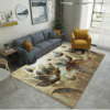 Modern Art Retro Flower Anti Skid Rug Carpet