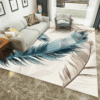 Modern Feather Printed Rug Carpet