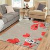 Modern Floral Rug Carpet