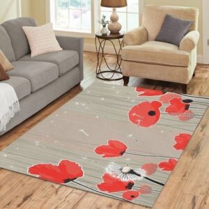 Modern Floral Rug Carpet