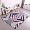 Modern Geometric Anti Slip Rug