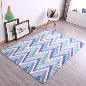 Modern Geometric Anti Slip Rug