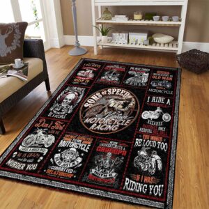 Motorcycle EA34934 Rug Carpet