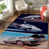 Movie Art Back to the Future Area Rug Carpet