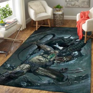 Movie Fans Alien vs. Predator Area - Movie Rug Carpet