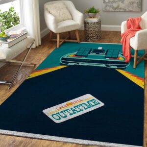 Movie Fans Back to the Future Area Rug Carpet