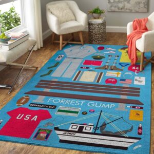 Movie Fans Forest Gump Area Rug Carpet - Movie Home Decor