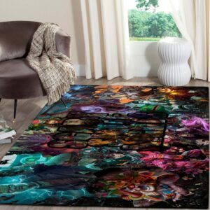 Multigaming Area Rug / Game Themed Rug Carpet