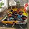 Music Band West Coast Rappers Band Area Rug Carpet - Floor Rug Carpet - Music Fan Home Decor