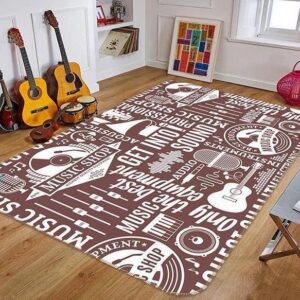 Musical Pattern Rug Carpet