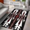 Native American Culture Symbol Area Rug Carpet
