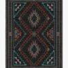 Native American Dakotah Charcoal Rug