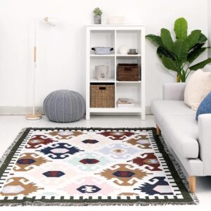 Native American India Carpet Rug Carpet Geometric Modern