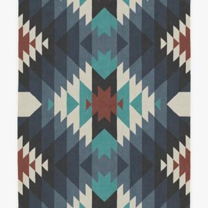 Native American Mariposa Blue Rug