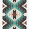 Native American Mariposa Turquoise Rug