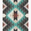 Native American Mariposa Turquoise Rug