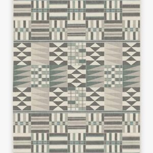 Native American Obi Abalone Rug