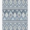 Native American Pueblo Blue Rug