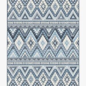 Native American Pueblo Blue Rug
