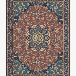 Native American Sima Burgundy Rug