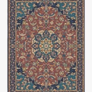 Native American Sima Burgundy Rug