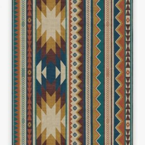 Native American Yuma Polychrome Rug