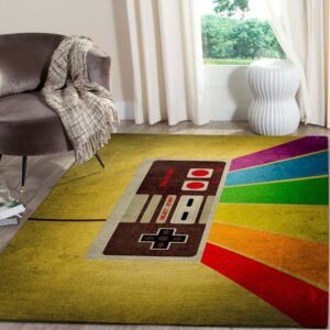 Nitendo Gamer Living Roon Area Rug Rug Carpet