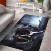 "Overlook" Premium Skull Area Rug Carpet