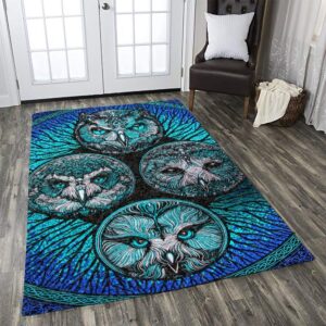 Owl Celtic Rug Carpet