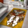 Owl Dreamcatcher Yello Native American Area Rug Carpet