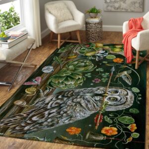 Owl Area Rug Carpet