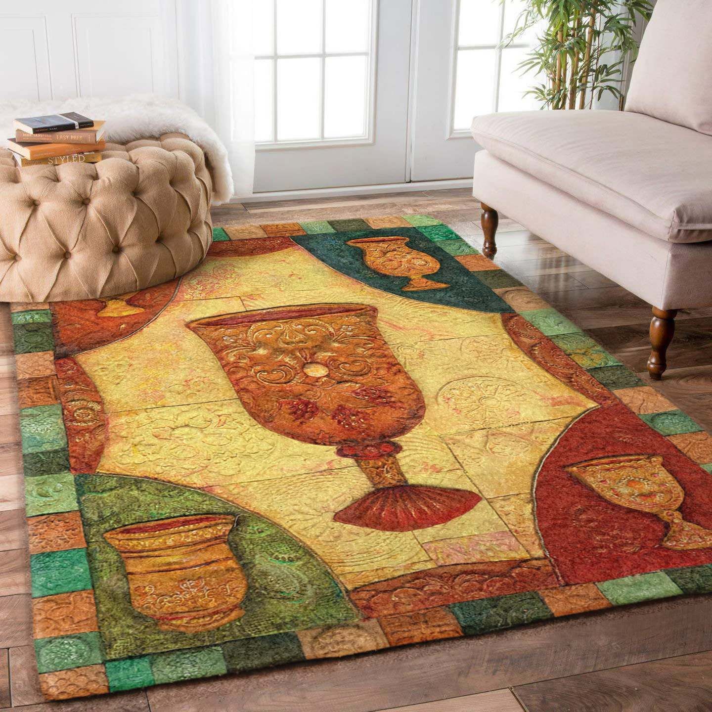 Passover Cups Rug Carpet