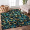 Peacock Feathers Rug Carpet
