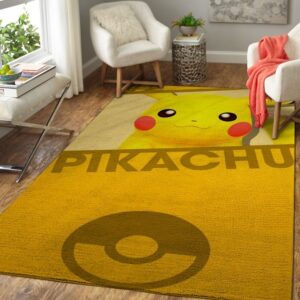 Pikachu Area Rug Carpet