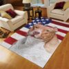 Pitbull American Carrying You Rug Carpet